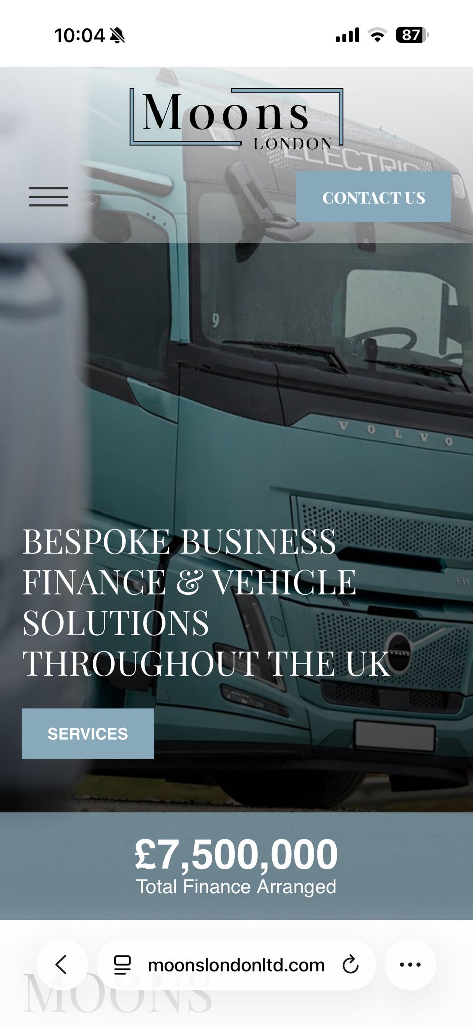 Moons London mobile screenshot